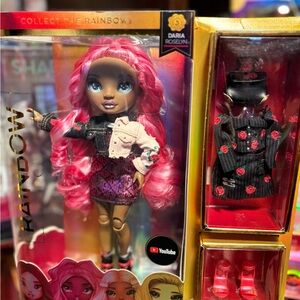 Rainbow Daria Roselyn Doll with Pink Hair and Outfit